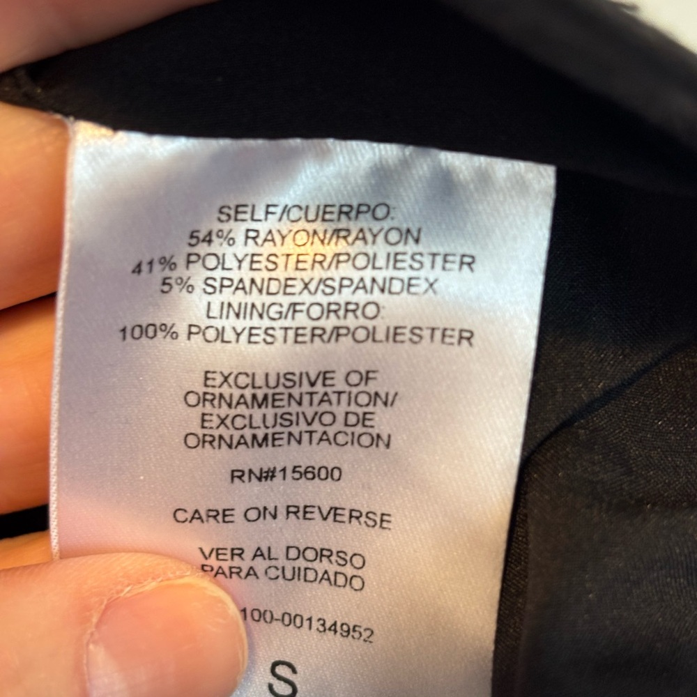NWT Wit & Wisdom Black Knit Lined Blazer with Subtle Dark Fleck 192 - Picture 5 of 8